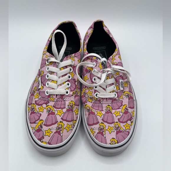 Vans Nintendo Princess Unisex Canvas Skateboarding Shoe- limit edition M 8 W 9.5 - Picture 2 of 7